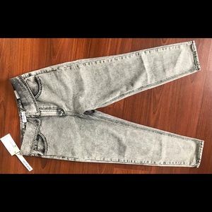 Nasty Gal High Waist Light Acid Wash Jean
